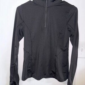 Calia Quarter Zip Black Small Work Out Jacket
